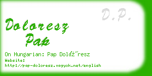 doloresz pap business card